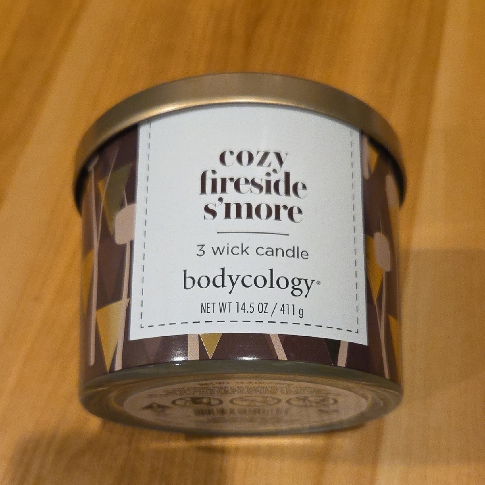 Cozy Fireside S'more 3 Wick Candle
